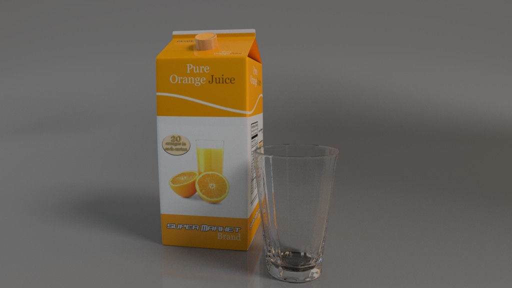 Orange Juice Container  preview image 1